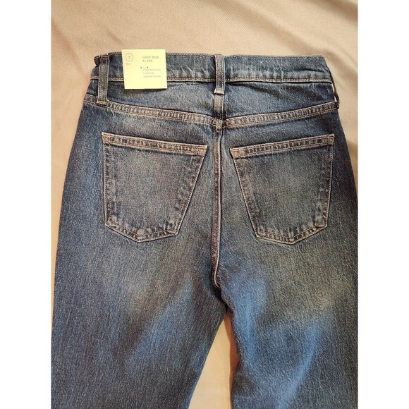 Women's Universal Thread High Rise Flare Jeans 2R Blue - Picture 4 of 6